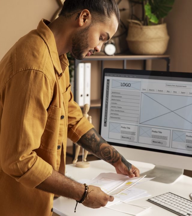 hombre-de-tiro-medio-trabajando-en-el-escritorio